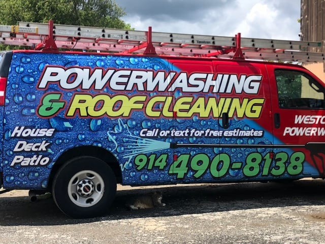 Rye soft wash roof cleaning, Katonah Roof and house pressure washing, insured, westchester power washing